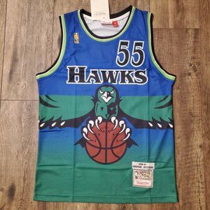 Dikembe Mutombo ATL Hawks Throwback Mens Jersey New